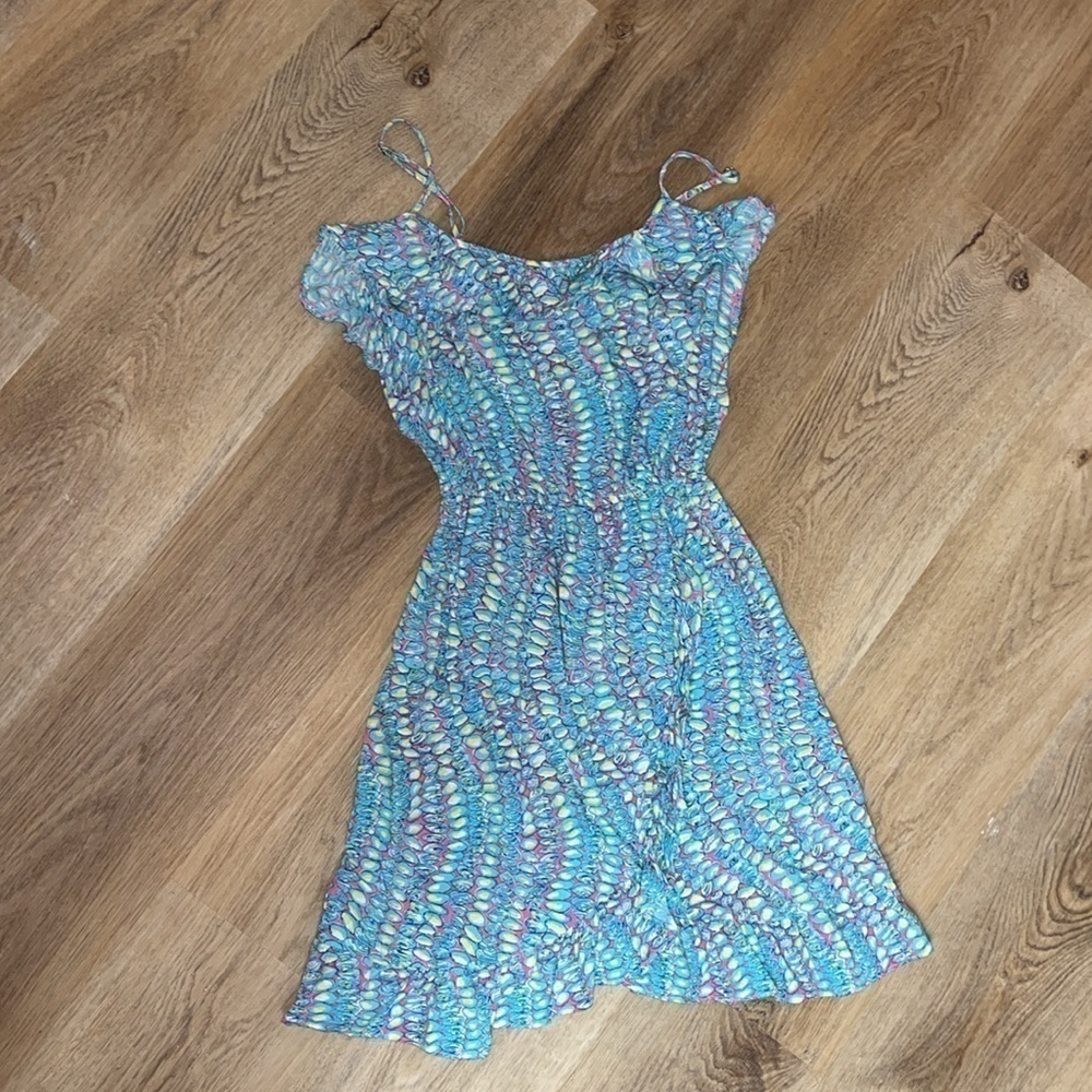 Lilly Pulitzer Size Small Spaghetti Strap Faux Wrap Mini Dress - Picture 3 of 5